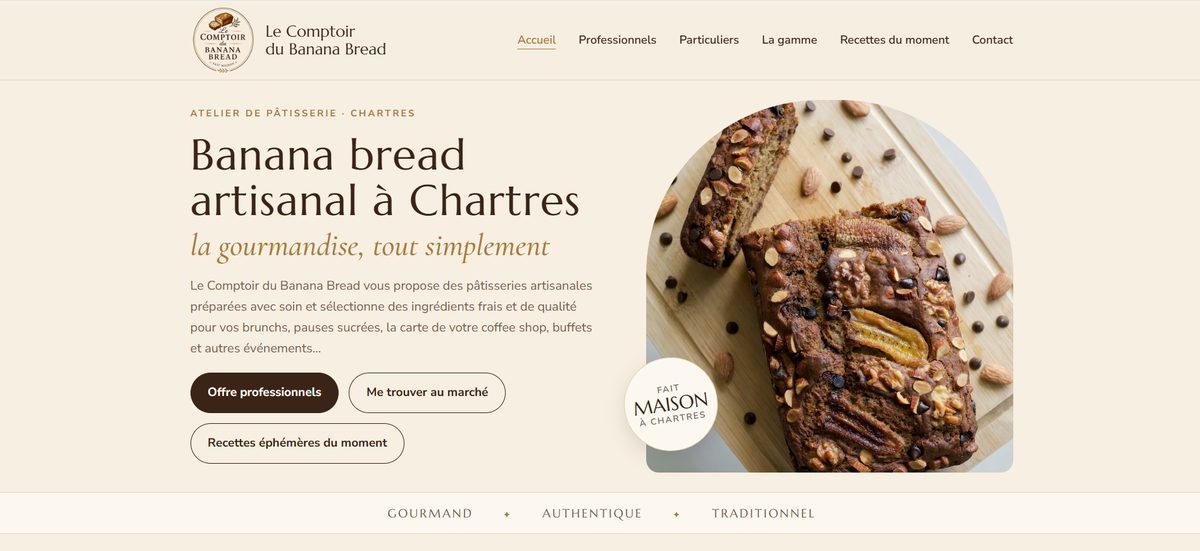 Le Comptoir du Banana Bread, atelier de pâtisserie à Chartres